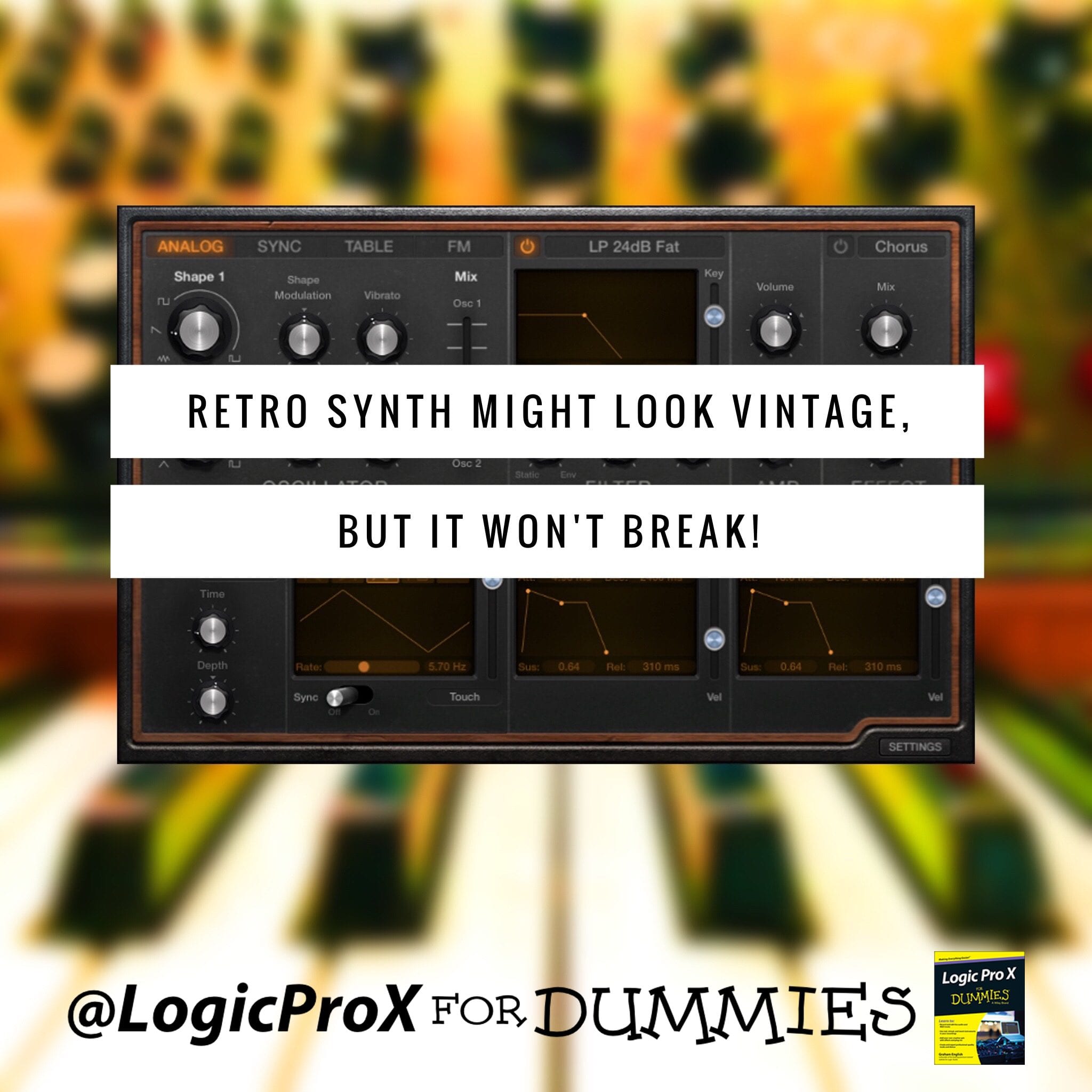 Retro Synth Might Look Vintage, But It Won't Break!